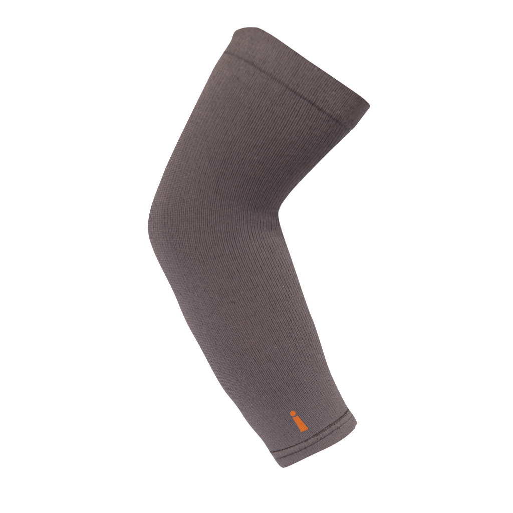 The Incrediwear Arm Sleeve is not compression based, nor is the Arm Sleeve filled with copper. The Incrediwear Arm Sleeve is made up of a breathable material, and comes in one size, which fit most adults comfortably. The Incrediwear Arm Sleeve is recommended by medical professionals, professional athletes & trainers, and active people everywhere.
