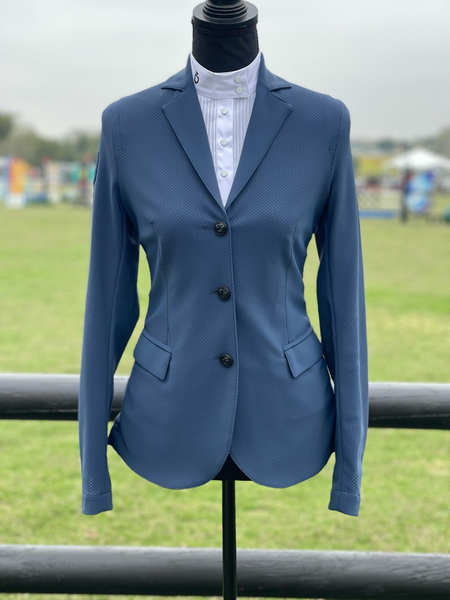 Cavalleria Toscana All-over Perforated Competition Jacket