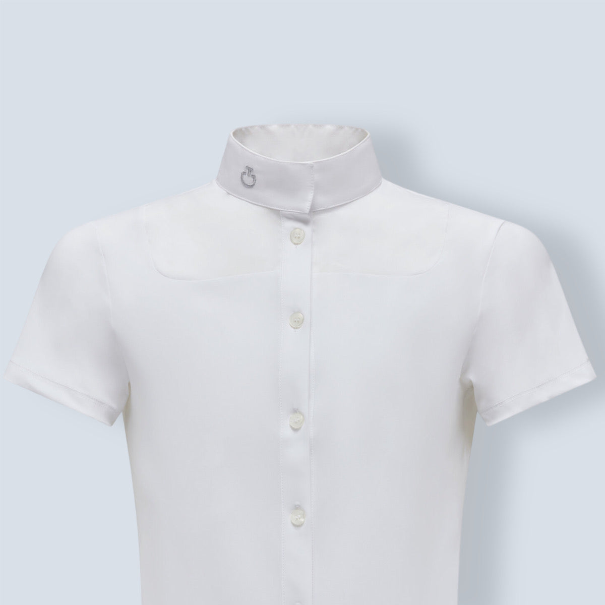 Cavalleria Toscana Girl’s Poplin Jersey Short Sleeve Show Shirt-3