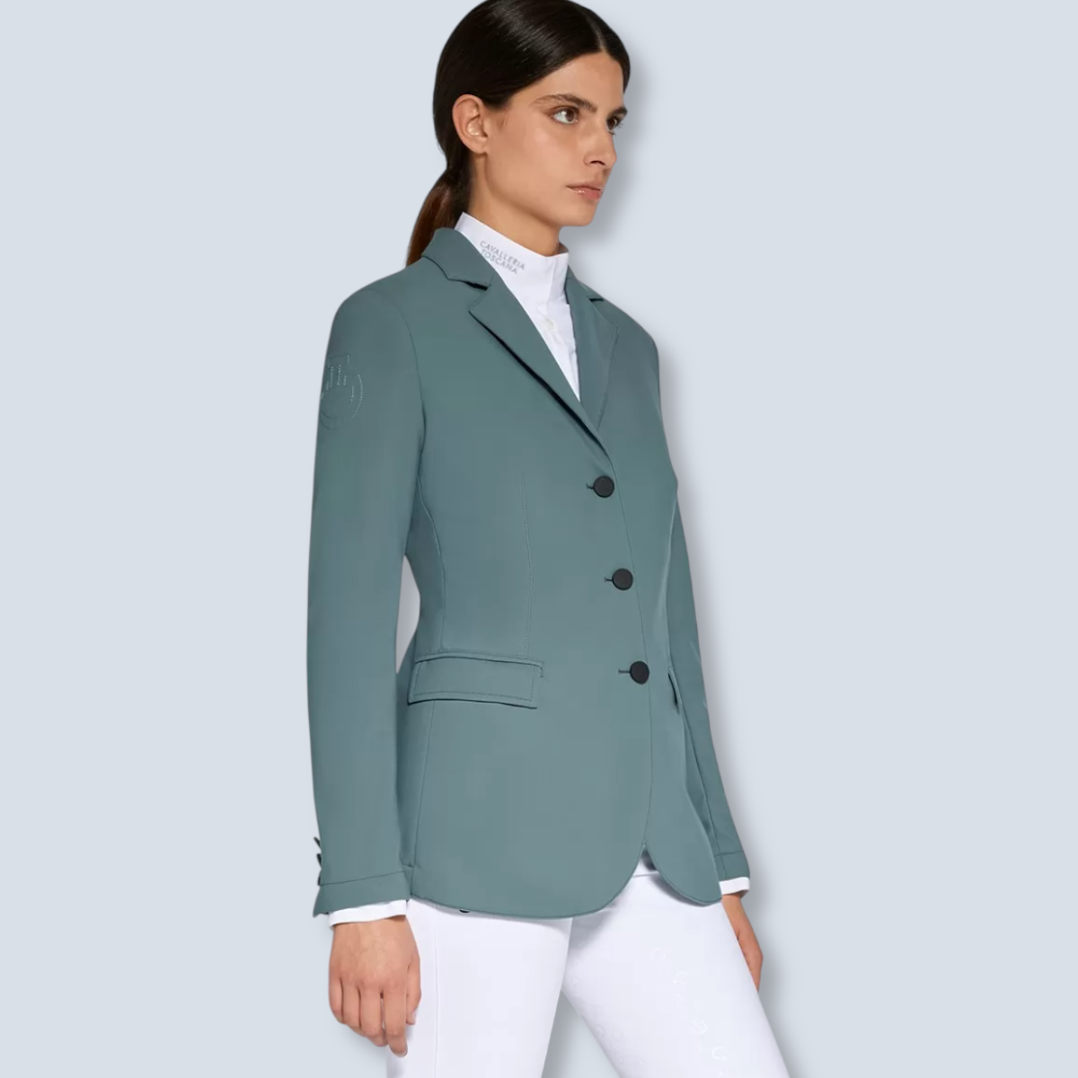 Cavalleria Toscana Women's American Jersey Hunter Riding Jacket-4