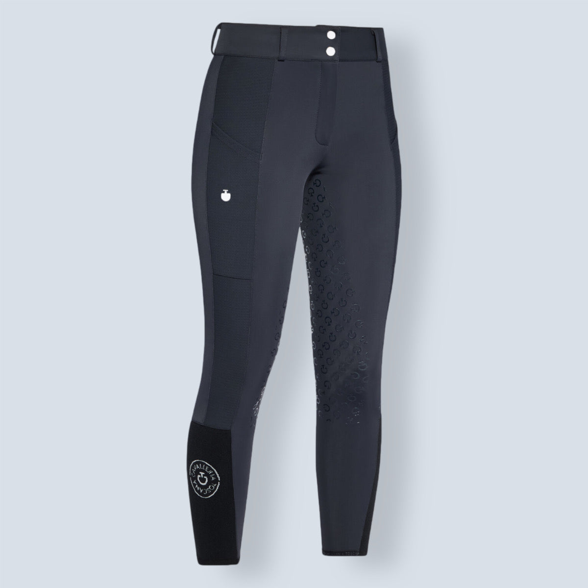 Cavalleria Toscana Women's Perforated Insert Jumping Breeches-3