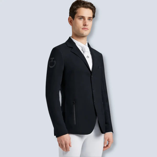 Cavalleria Toscana Men’s R-EVO Light Tech Knit Zip Show Jacket