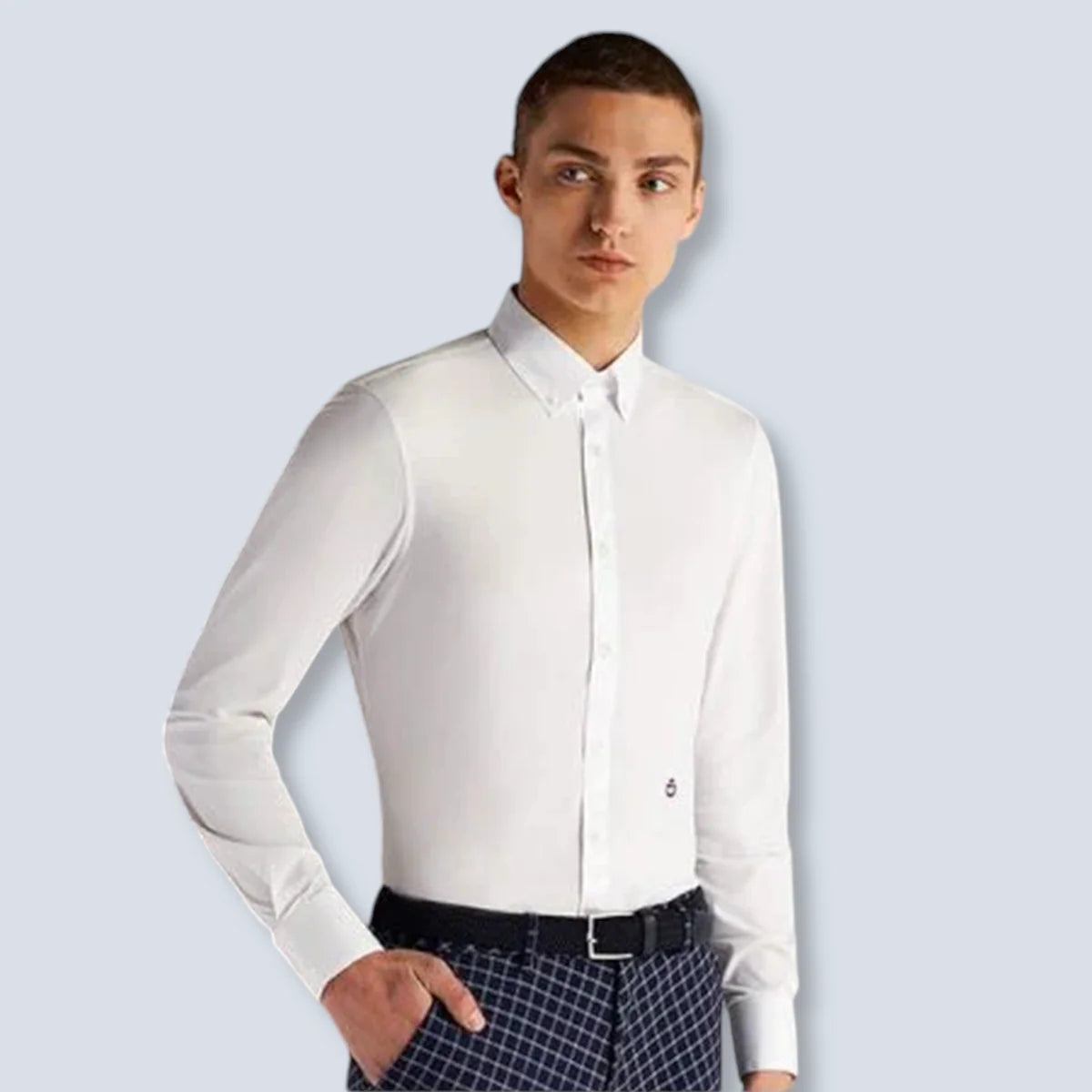 Cavalleria Toscana Men's Guibert Shirt Long Sleeve Shirt -1
