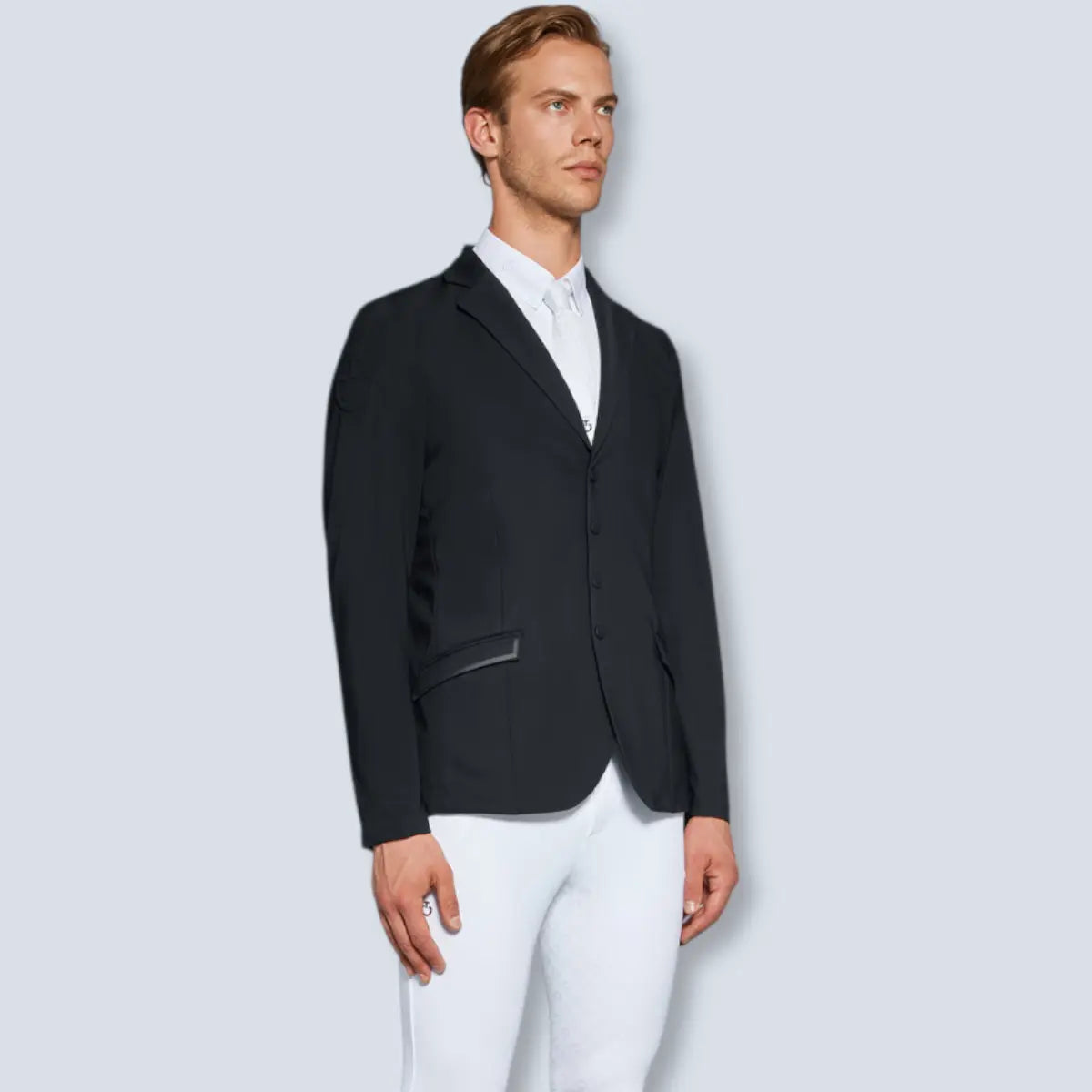 Cavalleria Toscana Men’s Lightweight Jersey Zip Show Jacket