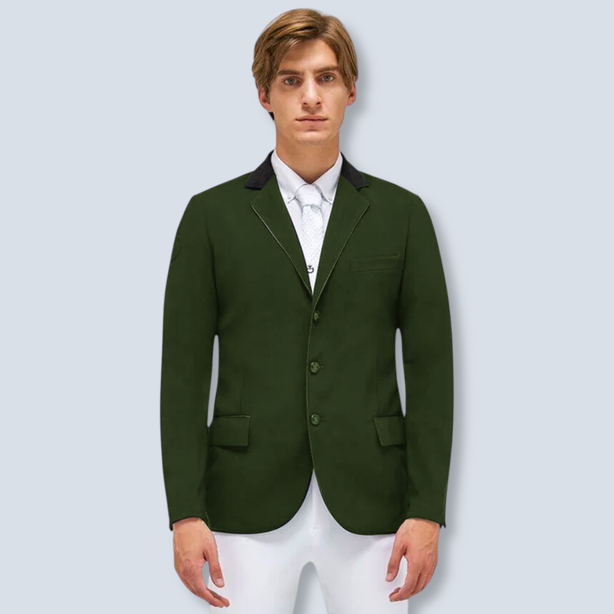 Cavalleria Toscana Men’s Lightweight Jersey Show Jacket-4