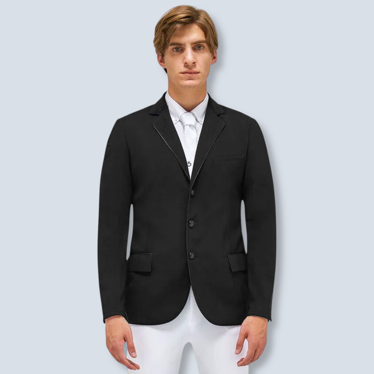 Cavalleria Toscana Men’s Lightweight Jersey Show Jacket-3