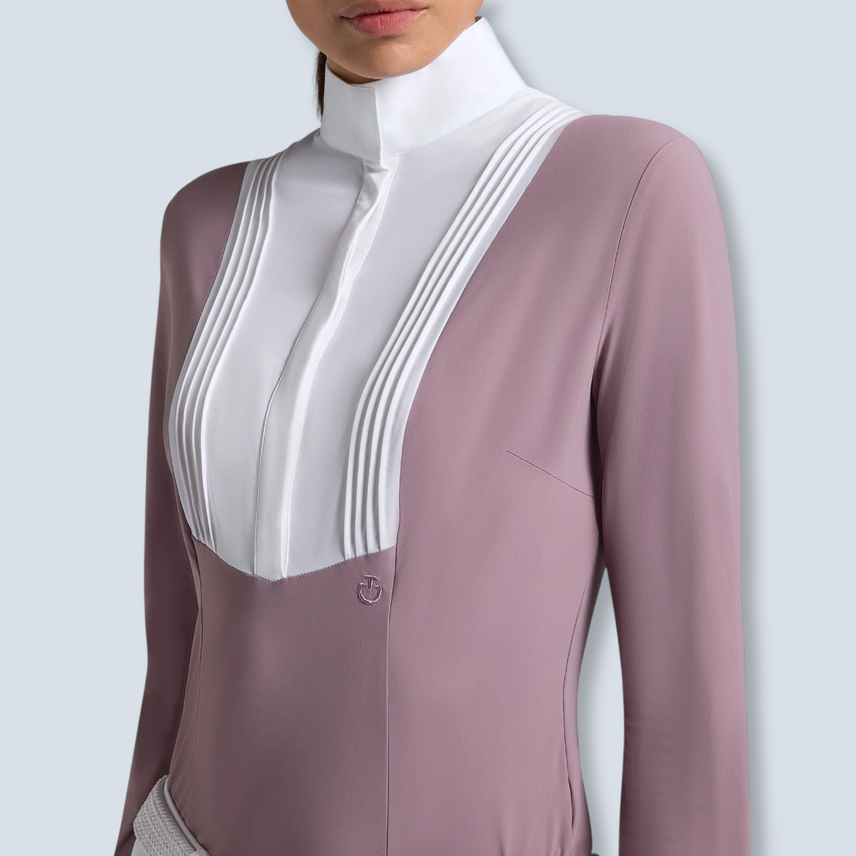 Cavalleria Toscana Women's American Long Sleeve Show Shirt-2