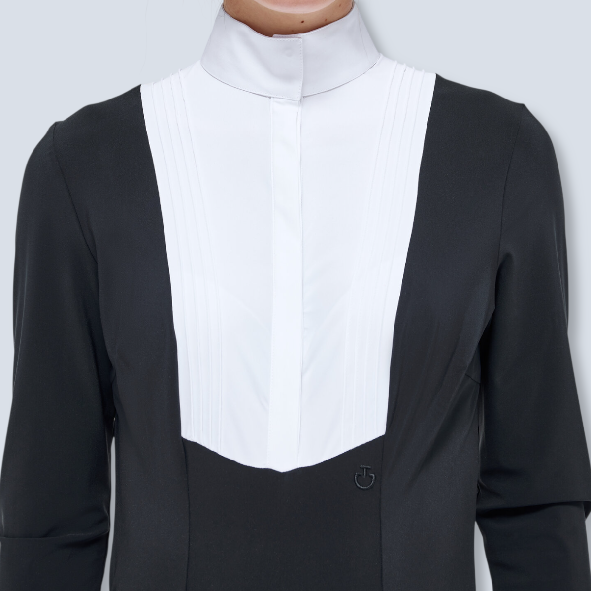 Cavalleria Toscana Women's American Long Sleeve Show Shirt-19