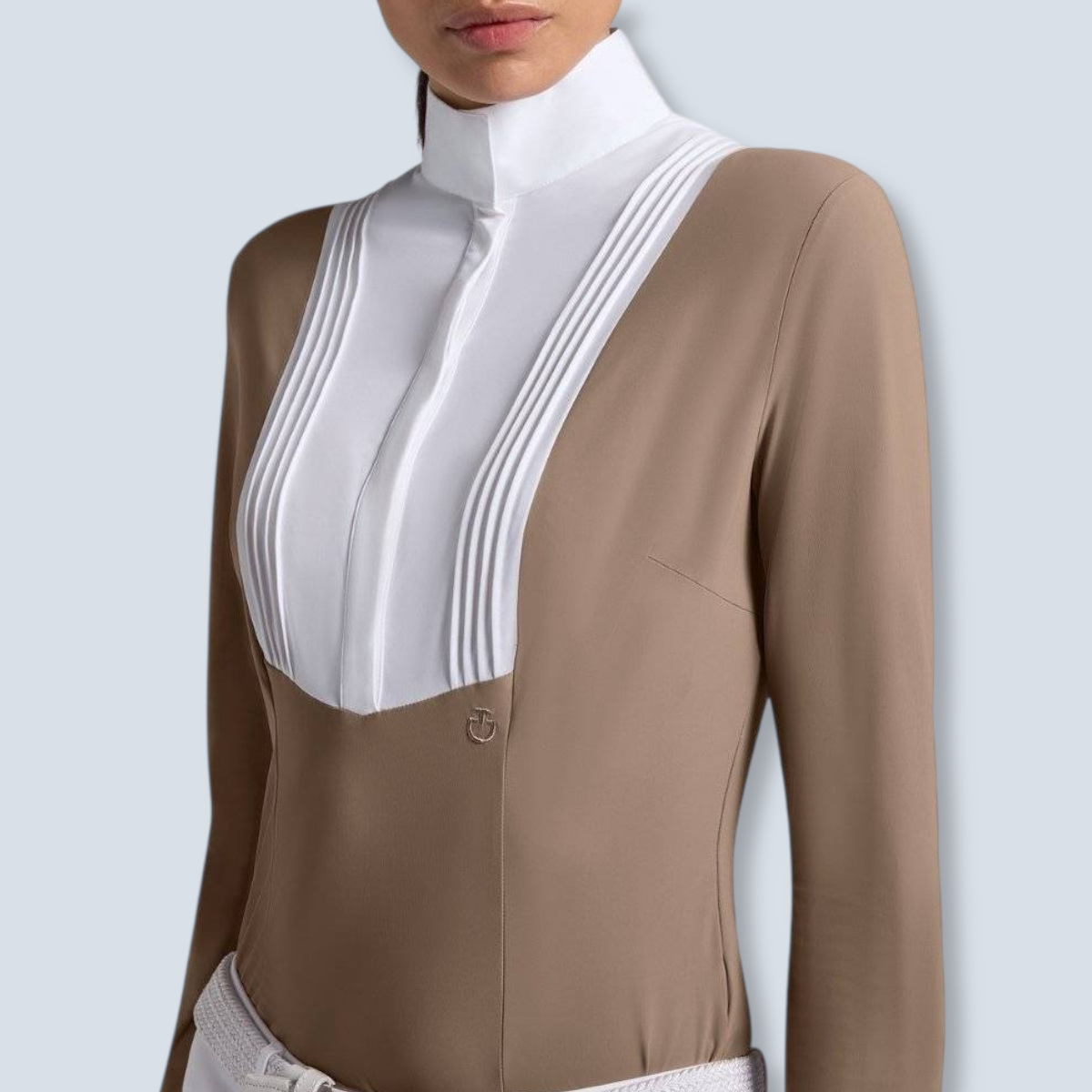 Cavalleria Toscana Women's American Long Sleeve Show Shirt-6