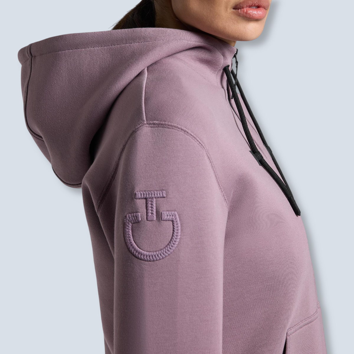 Cavalleria Toscana Women´s Cotton Zip Hoodie