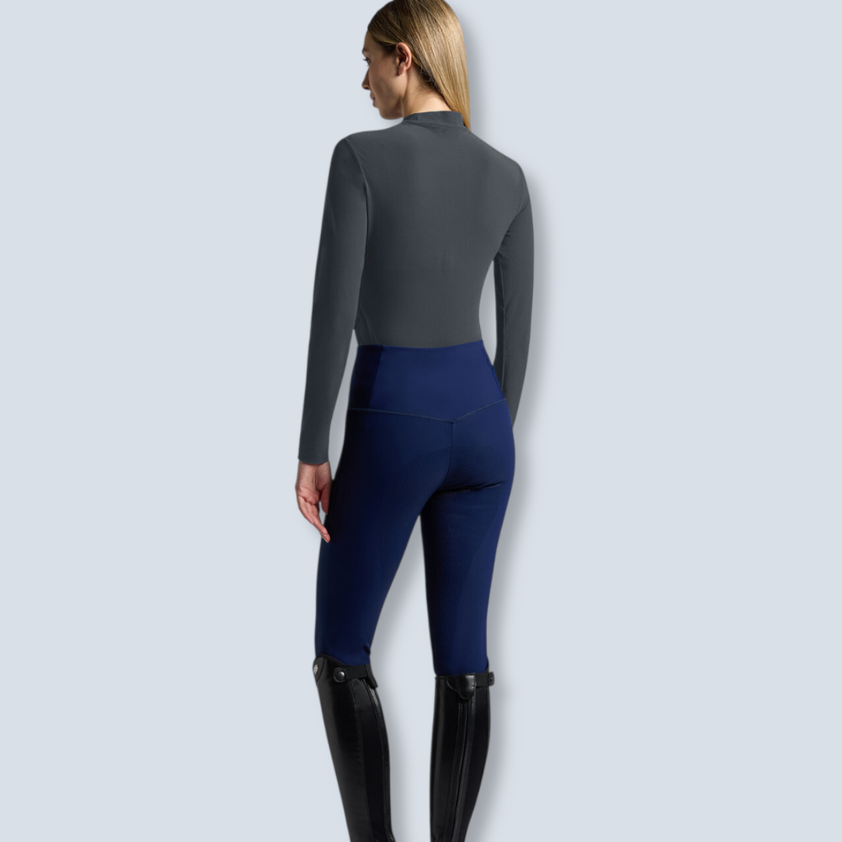 Cavalleria Toscana Women´s Jersey Long Sleeve Training Polo With 3D Stamp-8