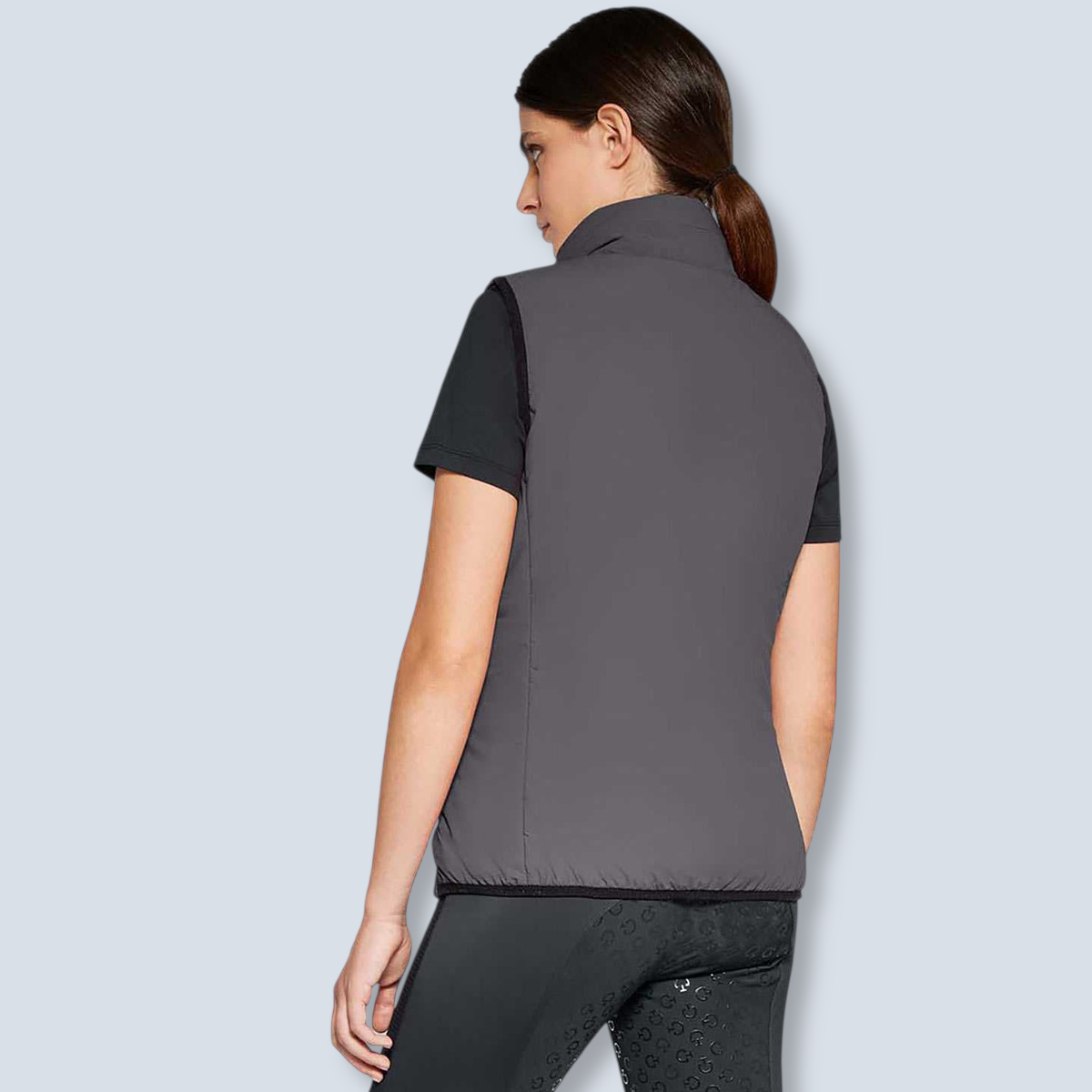 Cavalleria Toscana Women’s Lightweight Hood puffer Vest-2