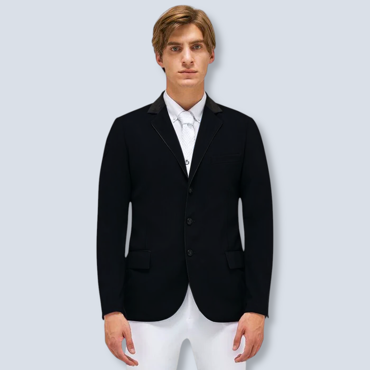 Cavalleria Toscana Men’s Lightweight Jersey Show Jacket-2