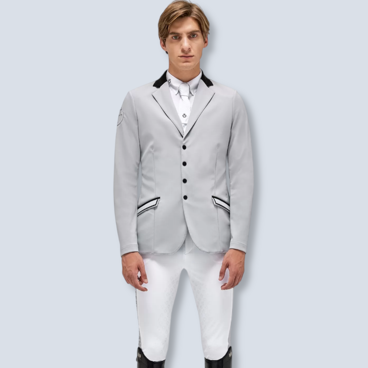 Cavalleria Toscana Men's Zip Show Jacket-2