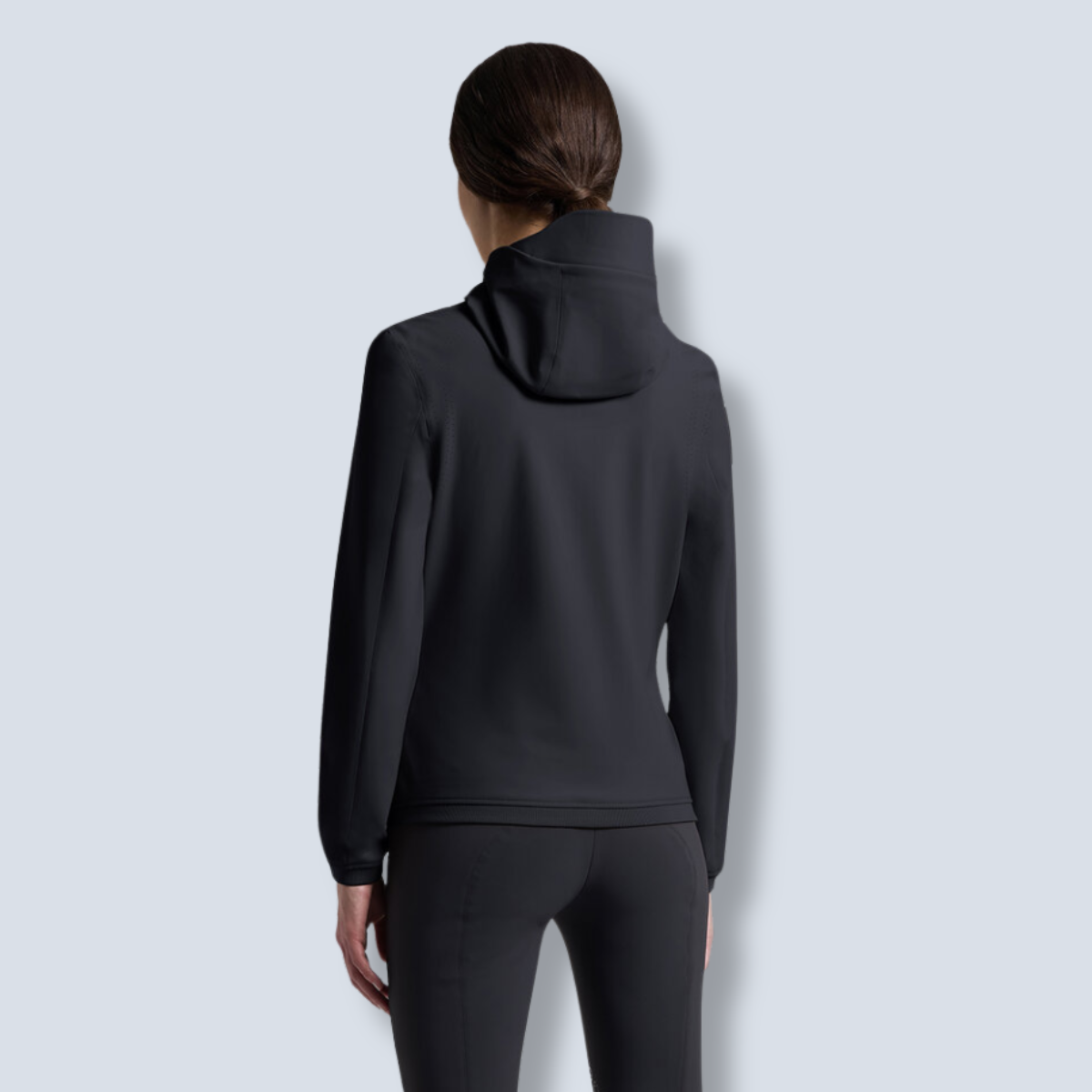 Cavalleria Toscana Women's Perforated Jersey Softshell Jacket-5