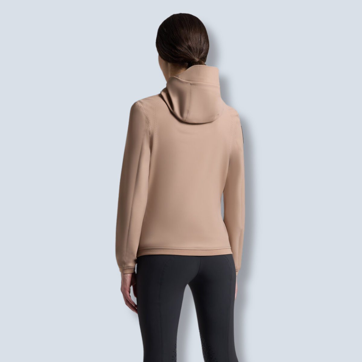 Cavalleria Toscana Women's Perforated Jersey Softshell Jacket-2