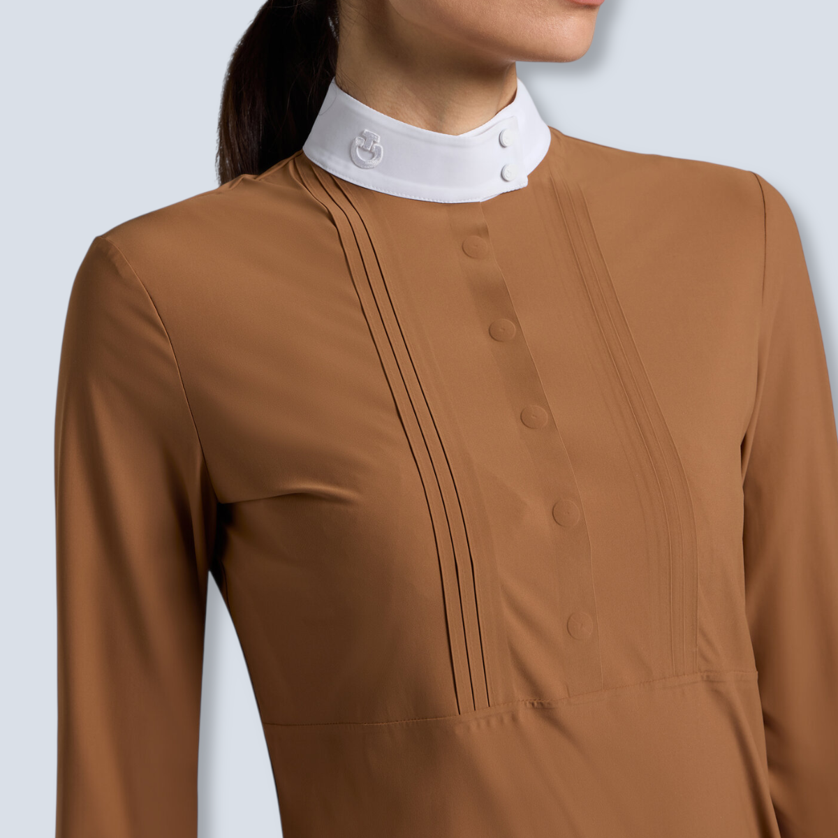 Cavalleria Toscata Long Sleeve Heat Sealed Bib Show Shirt-2