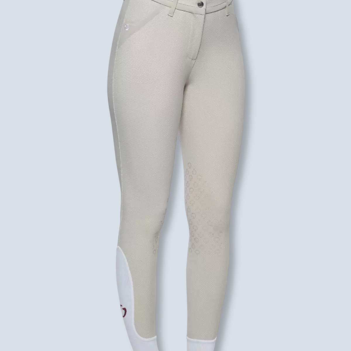 Cavalleria Toscana Women's Plaid Print Breeches