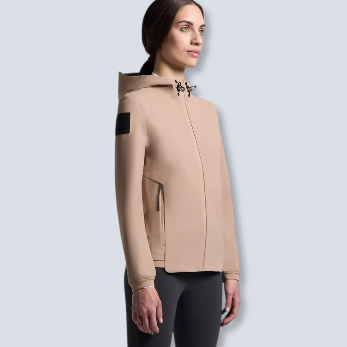 Cavalleria Toscana Women's Perforated Jersey Softshell Jacket