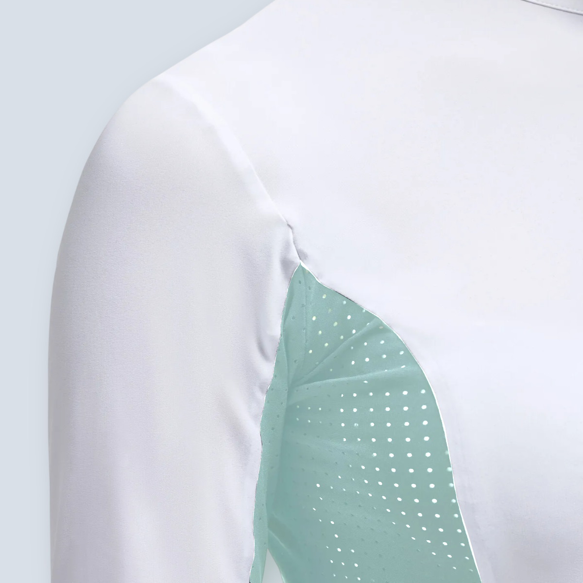 Cavalleria Toscana Women's Jersey Long Sleeve Perforated Show Shirt-7