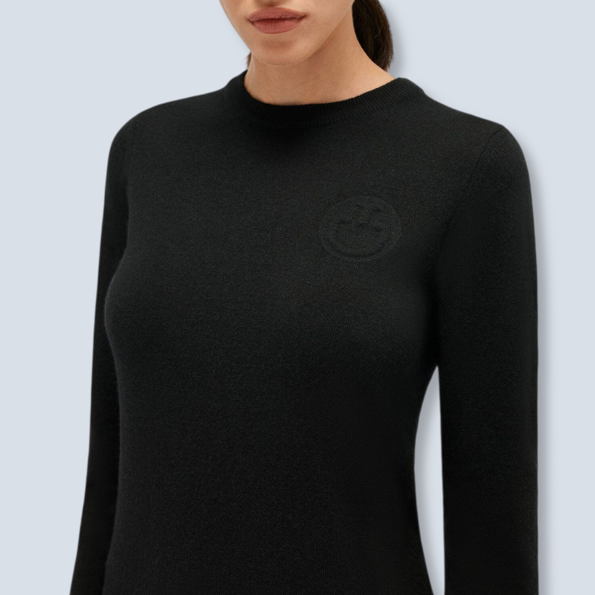 Cavalleria Toscana Women’s  Cashmere Blend CT Crew-2