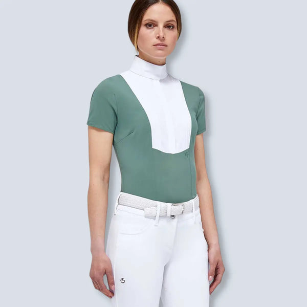 Cavalleria Toscana Women’s American Short Sleeve Show Shirt 