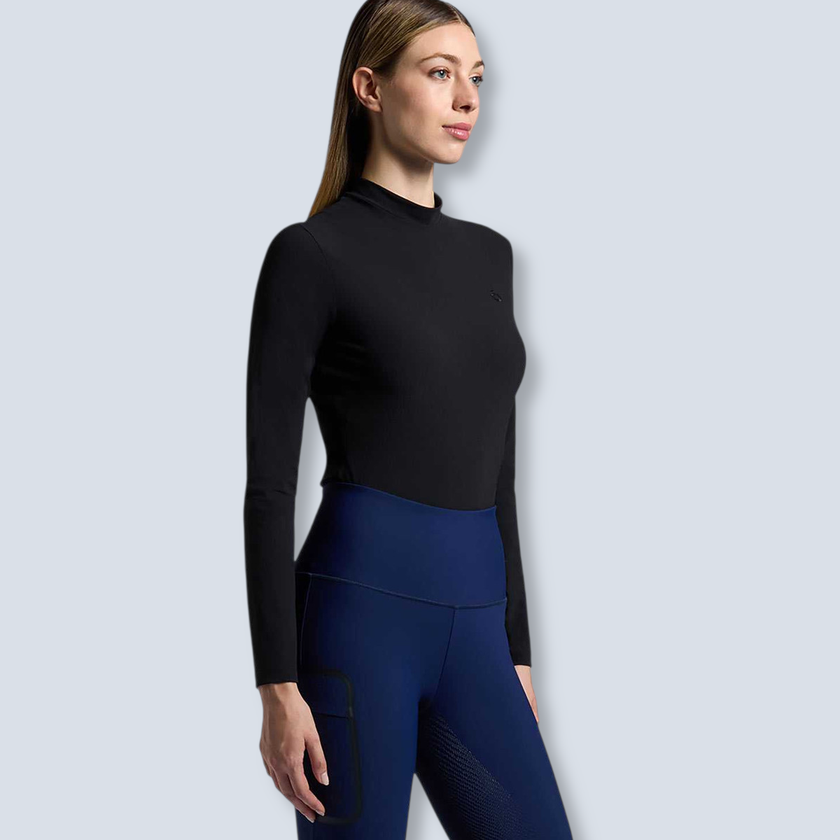 Cavalleria Toscana Women´s Jersey Long Sleeve Training Polo With 3D Stamp