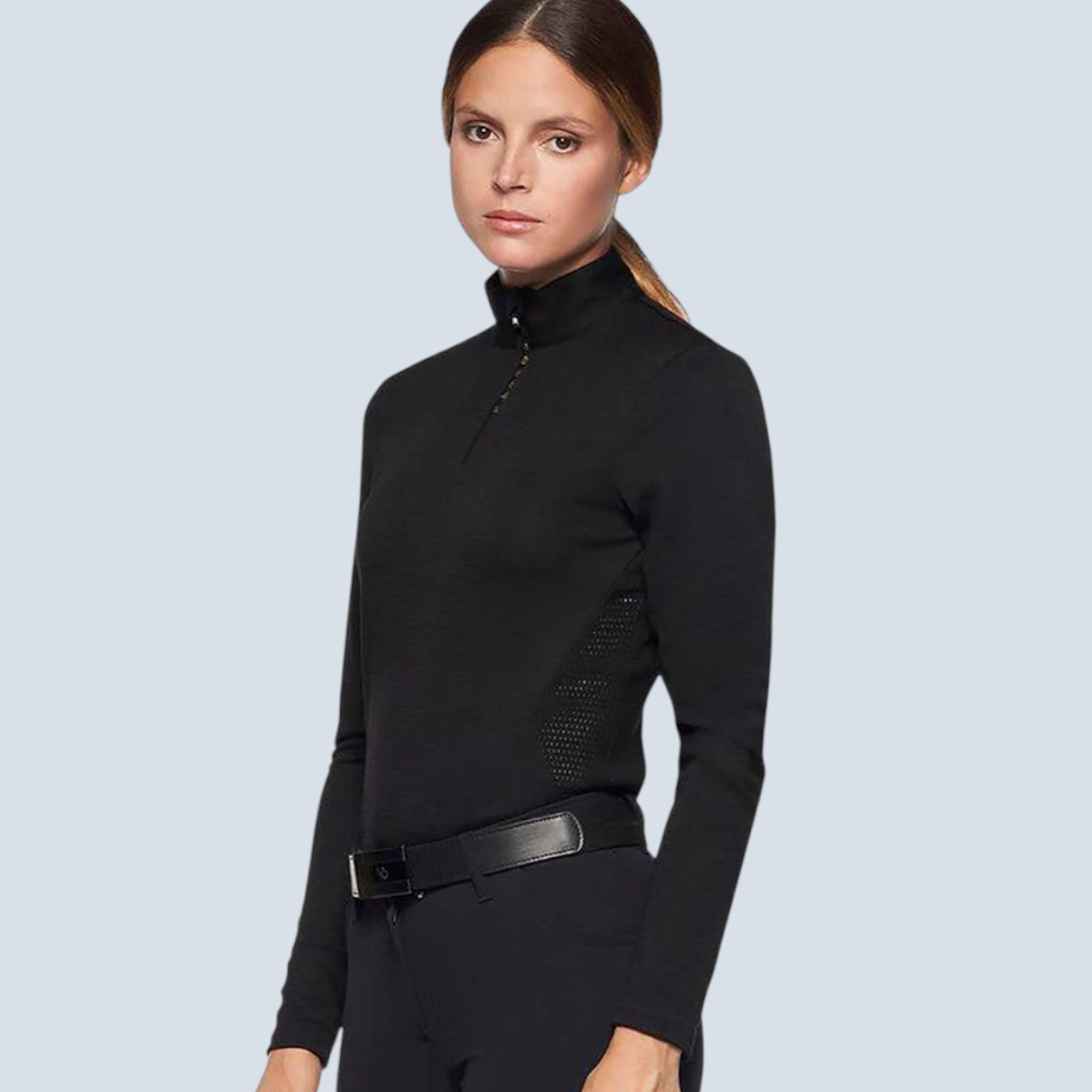 Cavalleria Toscana Women's R-Evo Tech Long Sleeve Top Show Shirt