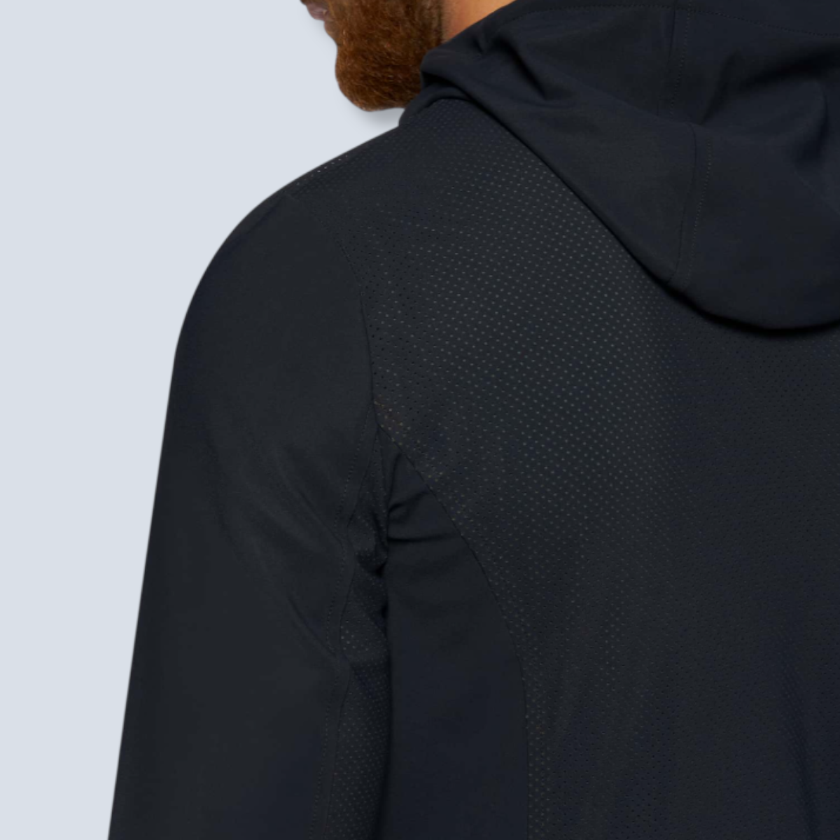 Cavalleria Toscana  Men´s Perforated Jersey Insert Hood Jacket -3