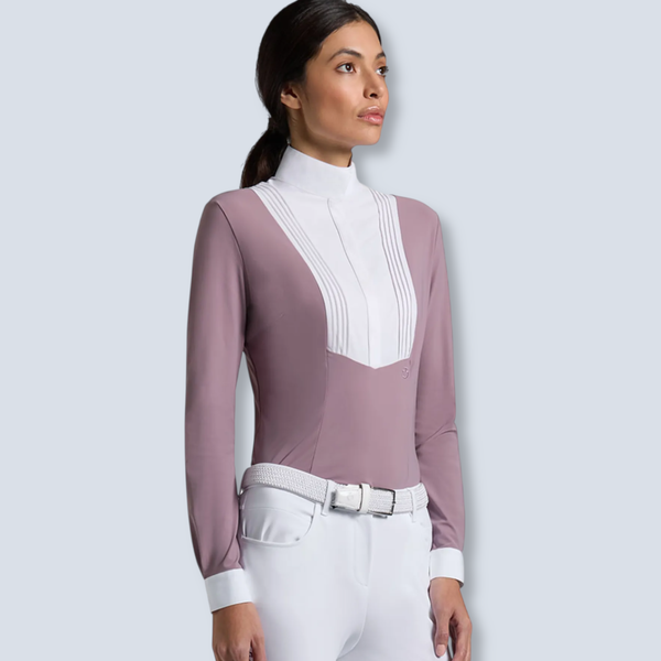 Cavalleria Toscana Women’s American Long Sleeve Show Shirt
