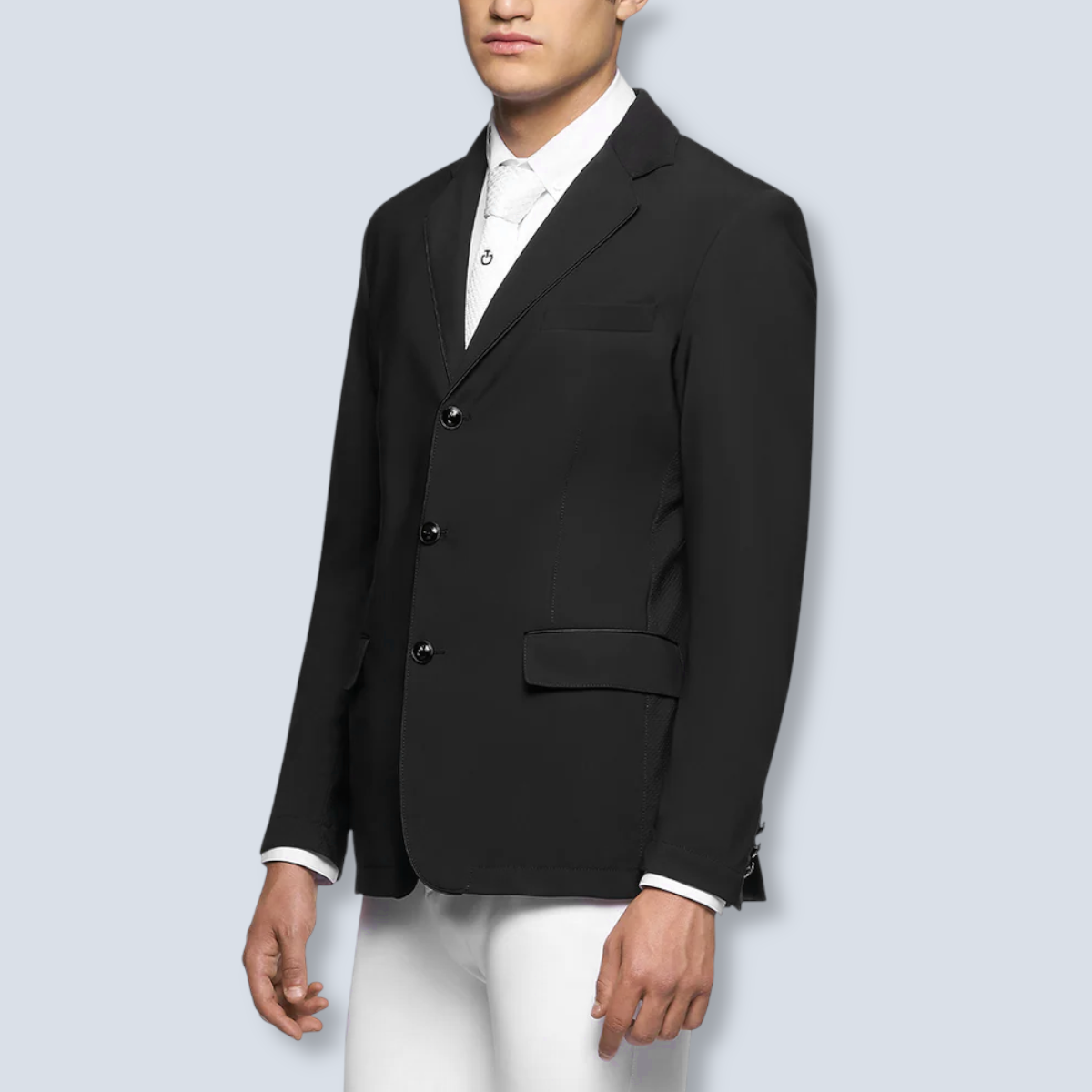 Cavalleria Toscana Men's GP Perforated Show Jacket