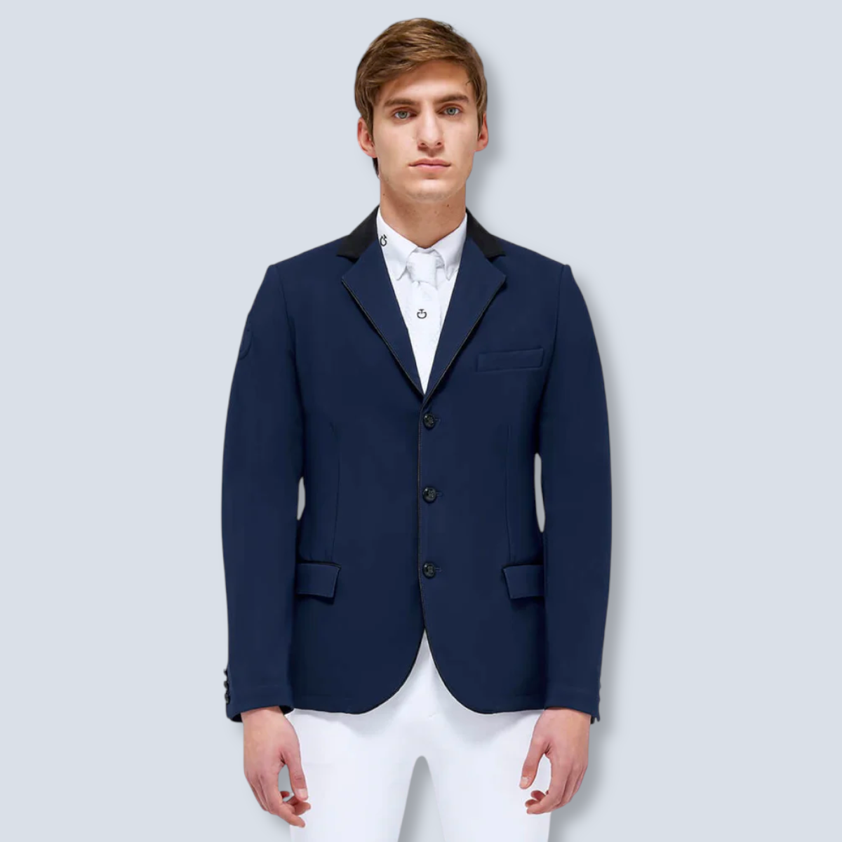 Cavalleria Toscana Men's GP Perforated Show Jacket