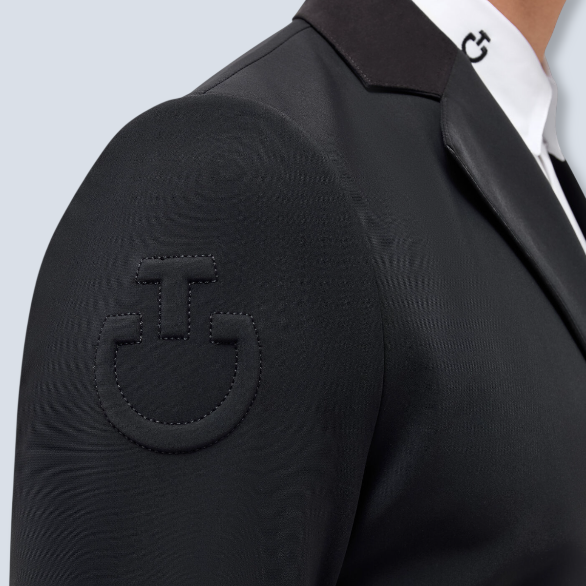 Cavalleria Toscana Men's GP Perforated Show Jacket-3