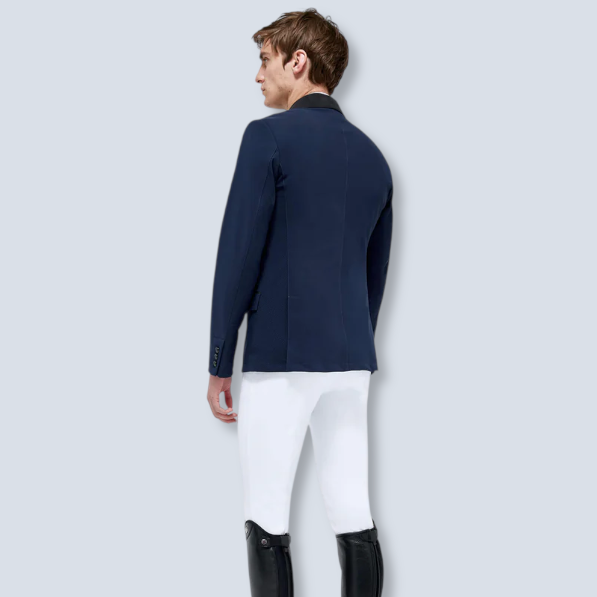 Cavalleria Toscana Men's GP Perforated Show Jacket-5