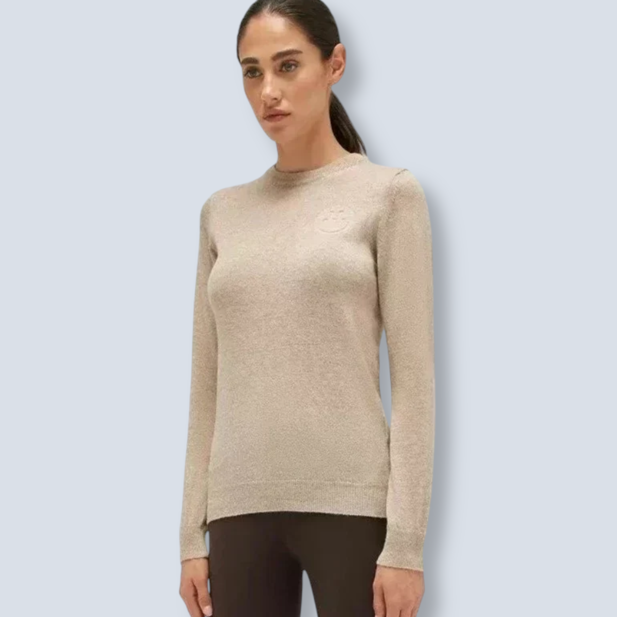 Cavalleria Toscana Women's Cashmere Embroidered Sweater