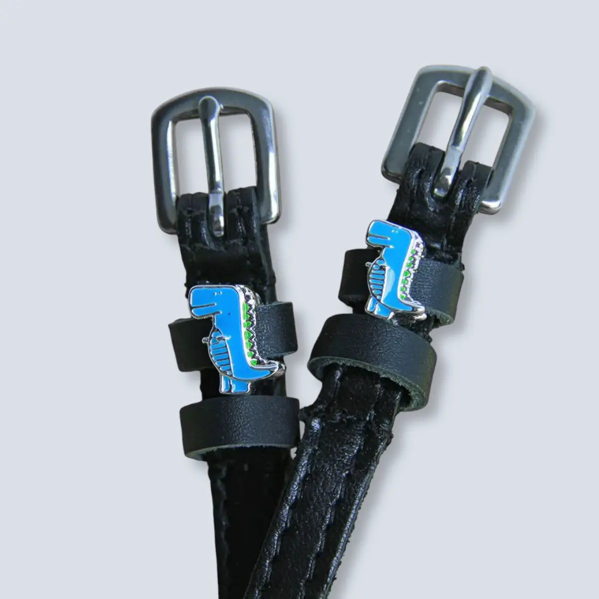 Dreamers & Schemers Blue Dino Spur Straps