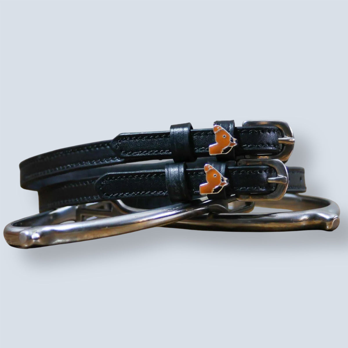 Dreamers & Schemers Bay Horse Spur Straps-3