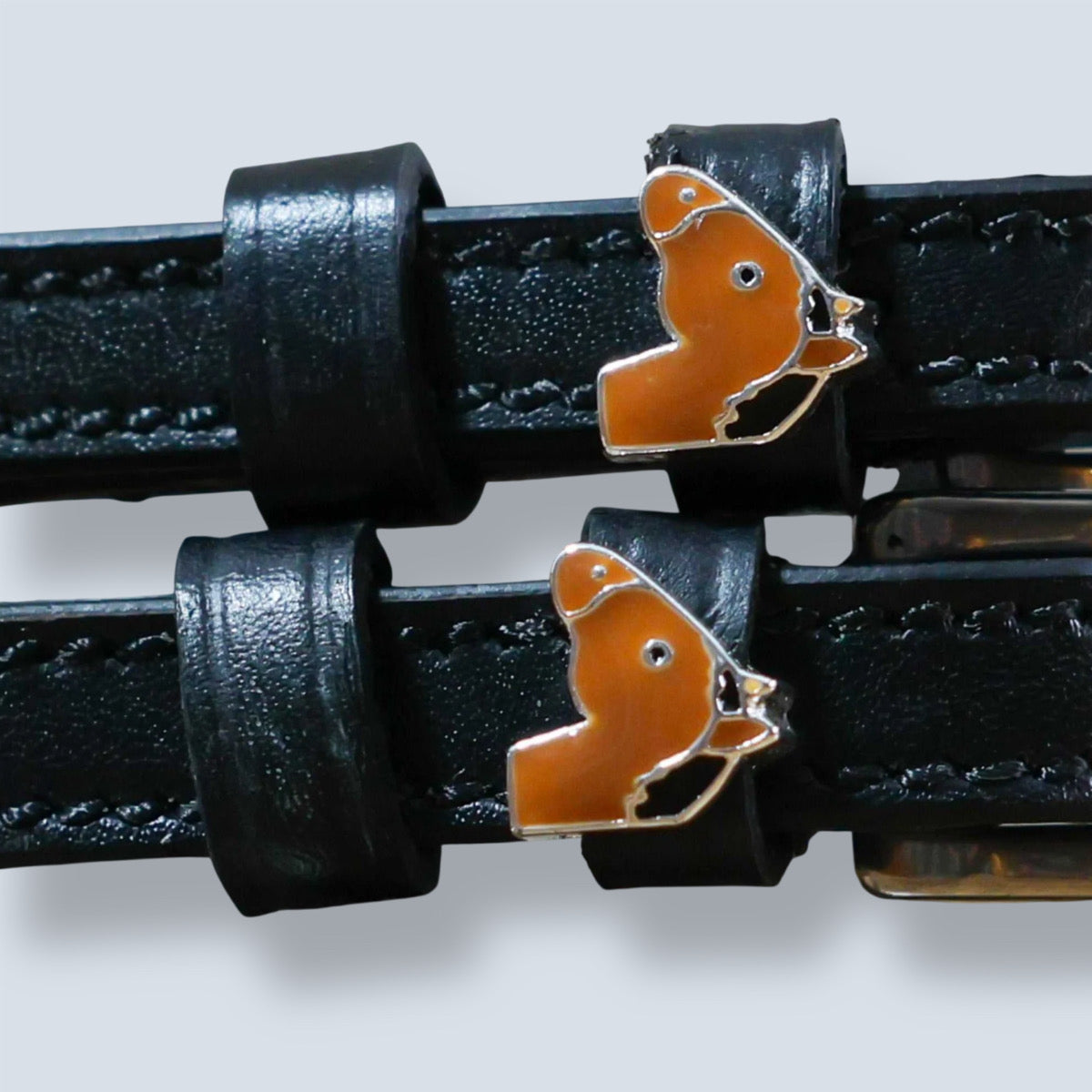 Dreamers & Schemers Bay Horse Spur Straps-2
