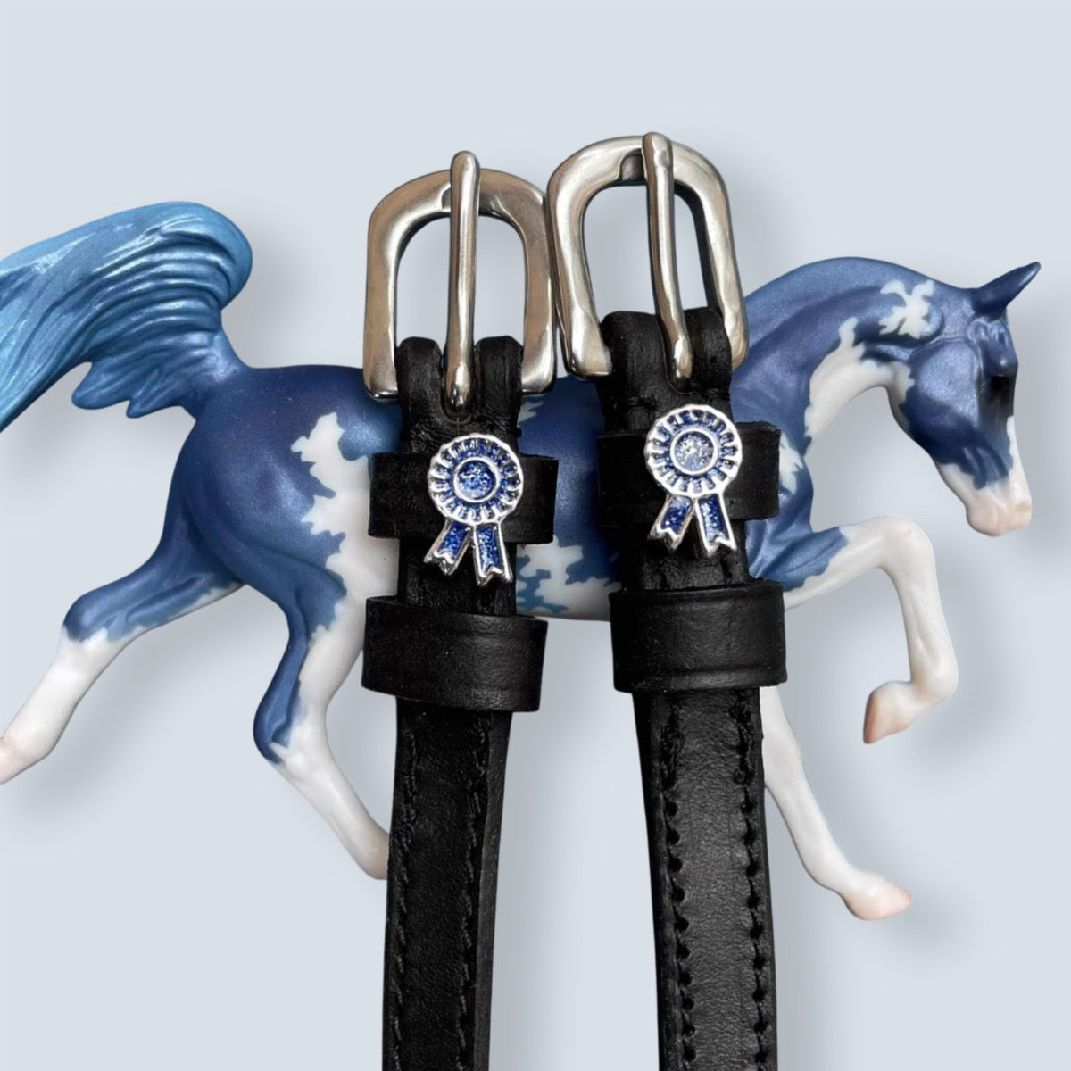Dreamers & Schemers Blue Ribbon Spur Straps-2