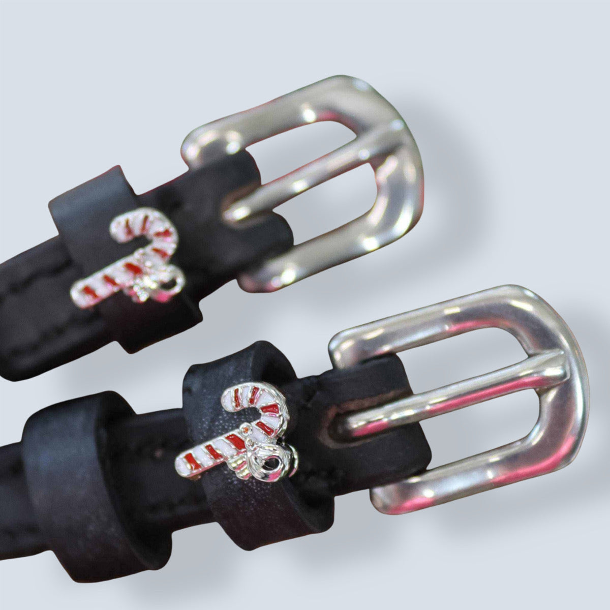 Dreamers & Schemers Candy Cane Spur Straps-3