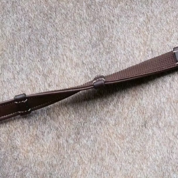 5/8 Hunter Reins With 7 Leather Loops - Dy'on-2