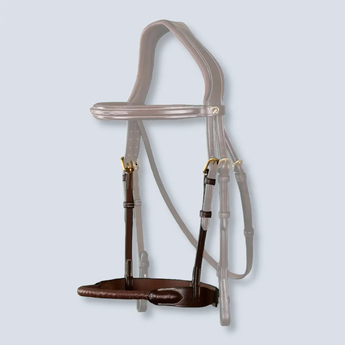 Leather Covered Rope Noseband - Dy'on