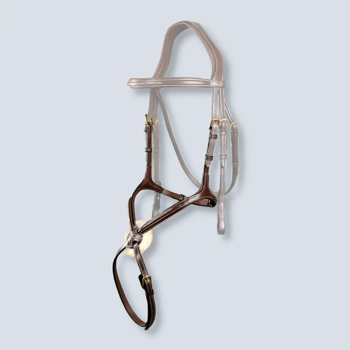 Figure 8 Noseband Brown Full - Dy'on