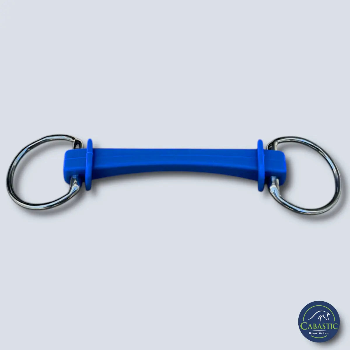 Cabastic Siloflex Eggbut Snaffle with Flexible Mouth - 13.5