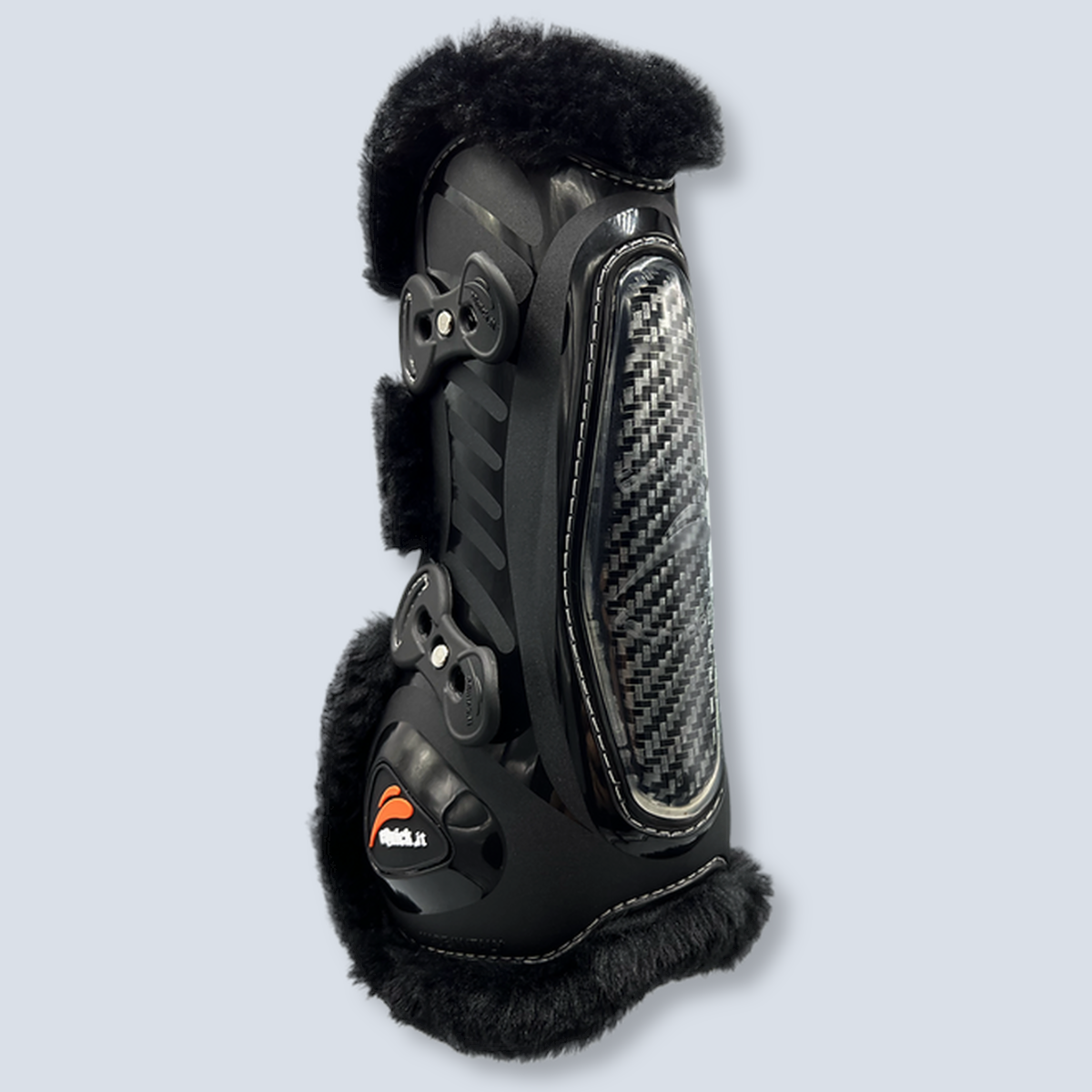 eQuick eCarbon Shock Fluffy Front Tendon Boot