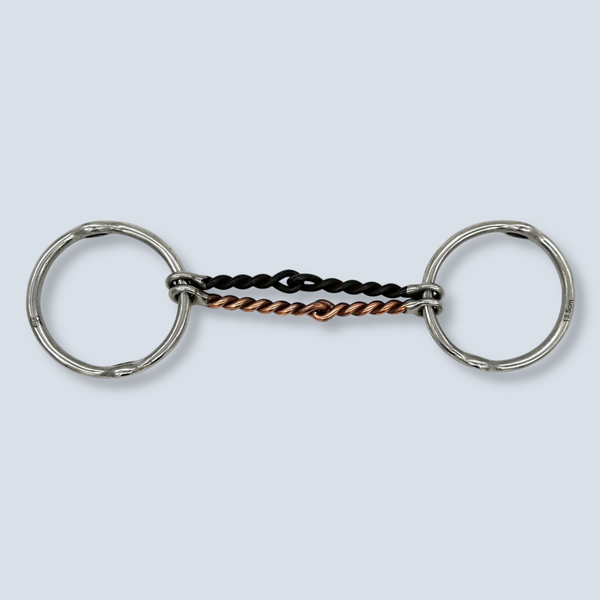 Gag Ring Twist Double Mouth Copper & Sweet Iron Ring 13.5cm