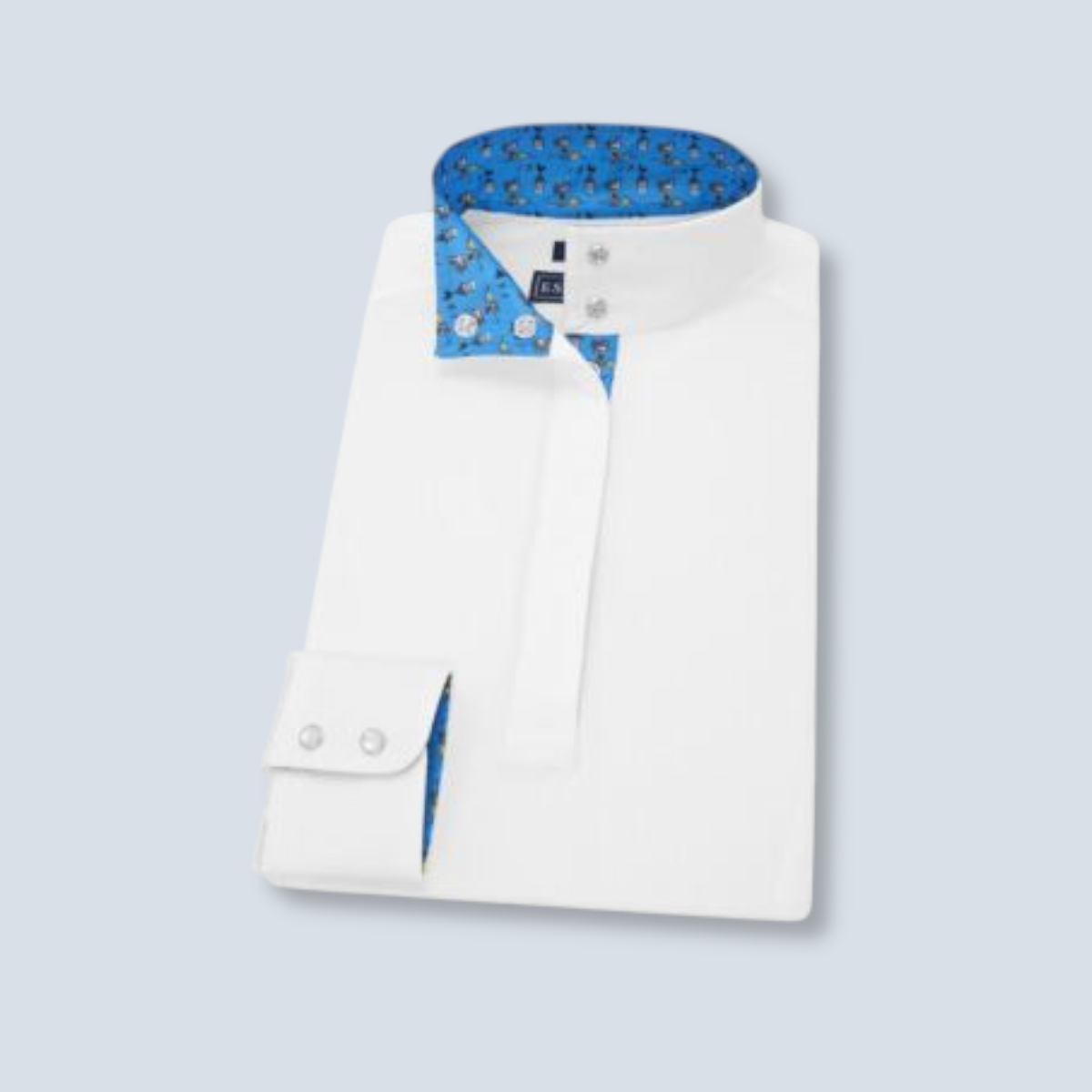 Essex Classics Talent Yarn Long Sleeve Show Shirt - Roosters