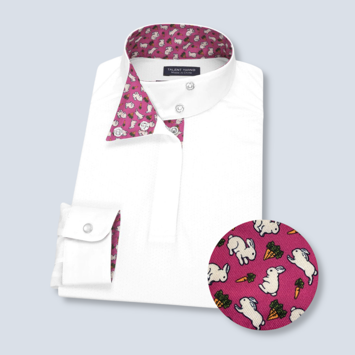 Essex Classics Girl's Long Sleeve Show Shirt - Bunny