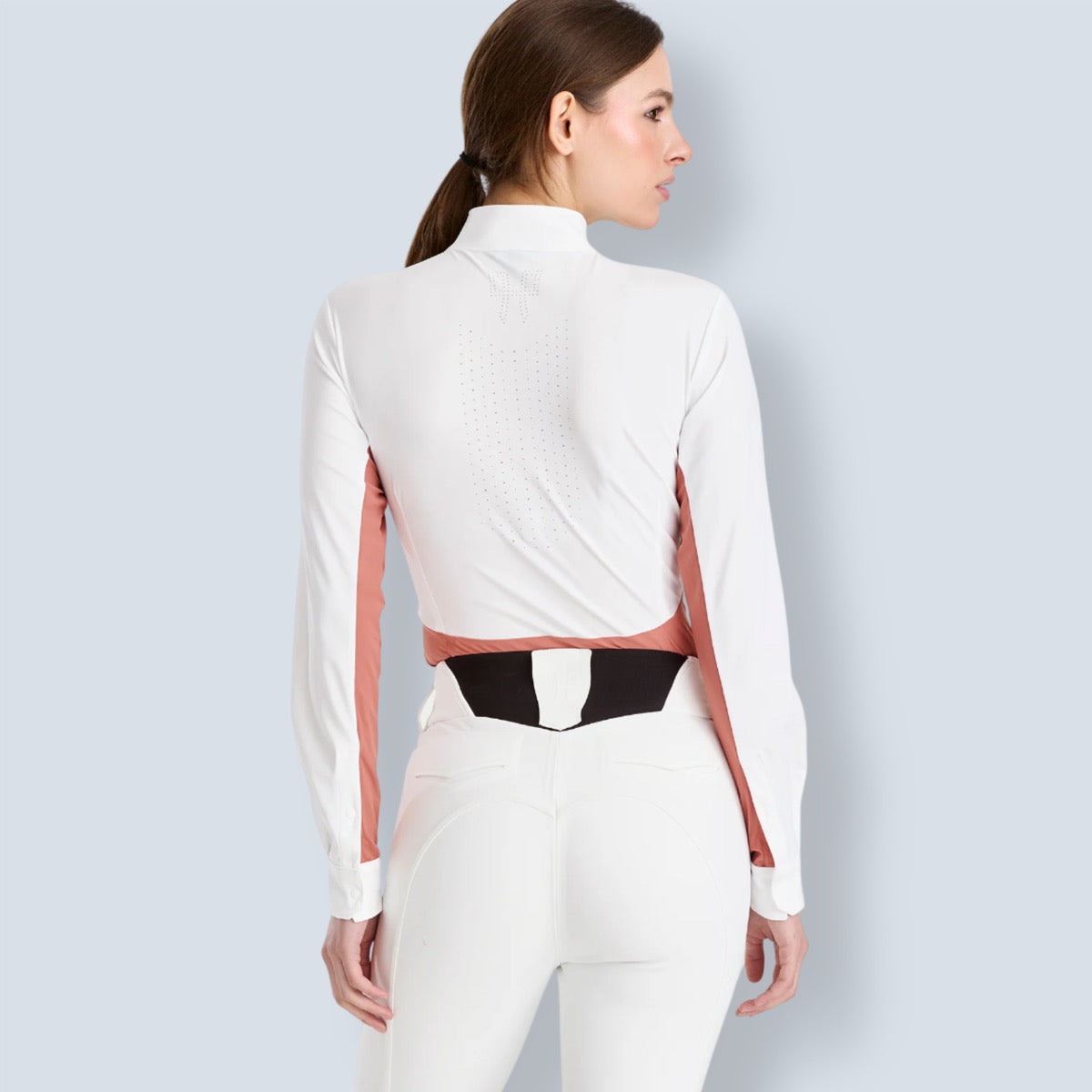Horse Pilot Women’s Monica Long Sleeve Show Shirt-6