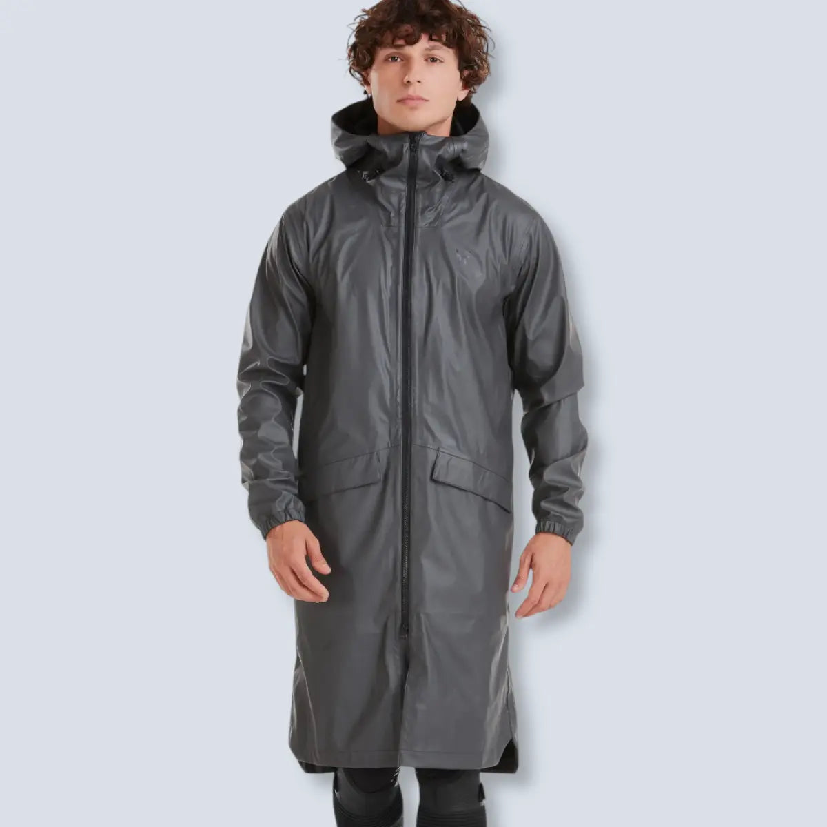 Horse Pilot Men's Long Raintech Rain Jacket-1
